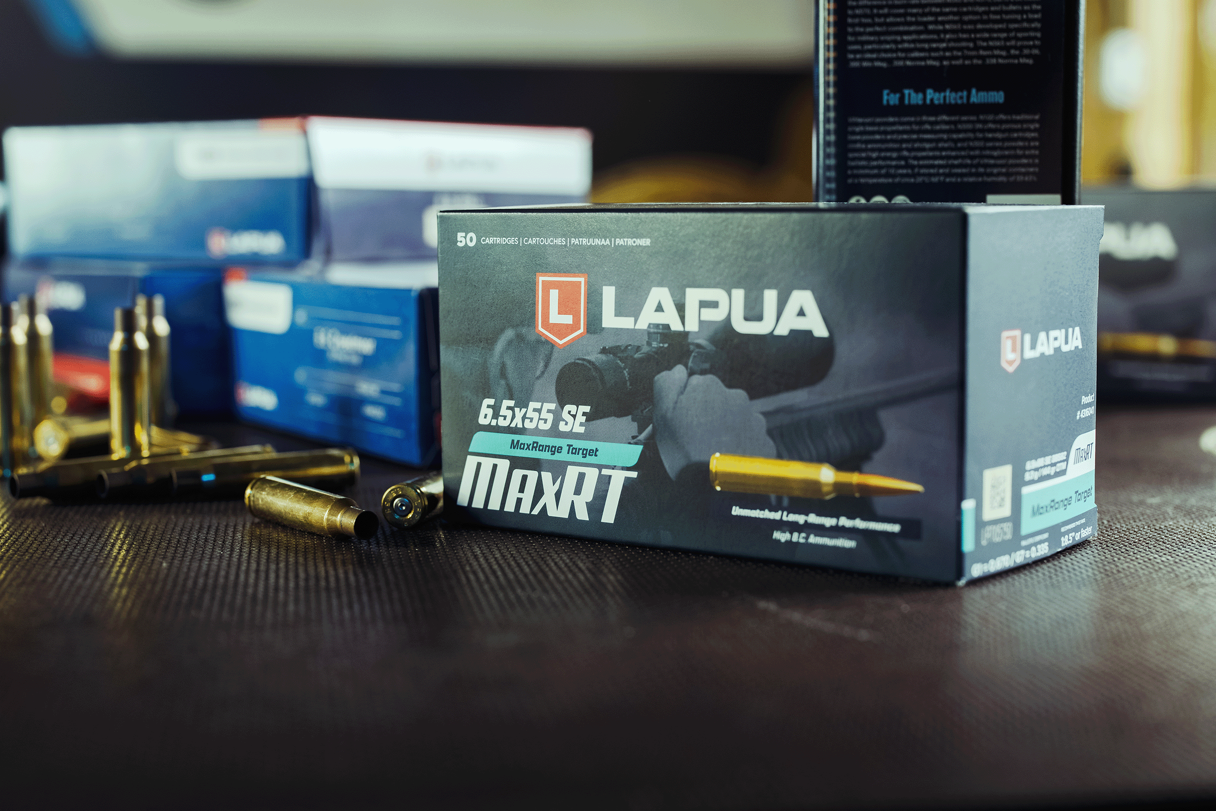Lapua MaxRT | MaxRange Target | Cartridge box | 6.5x55 Swedish
